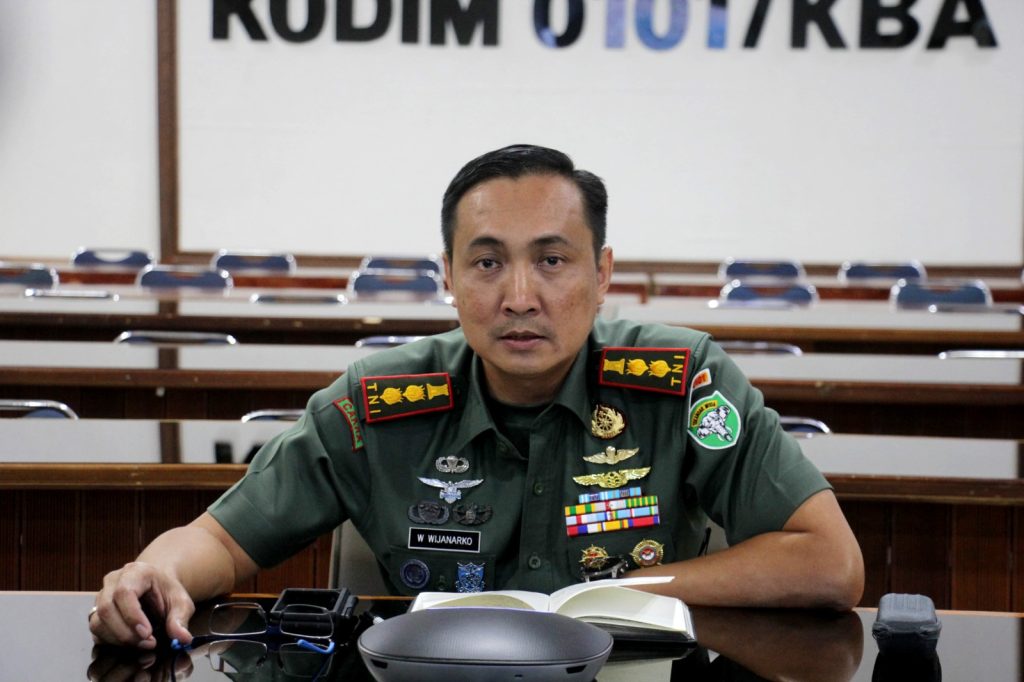 Dandim 0101/Kota Banda Aceh Jadi Narasumber Program KKDN Secara Daring