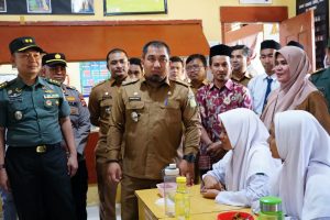 Aceh Besar Simulasi ‘Makan Siang Gratis’ Bergizi Bagi Pelajar SMP