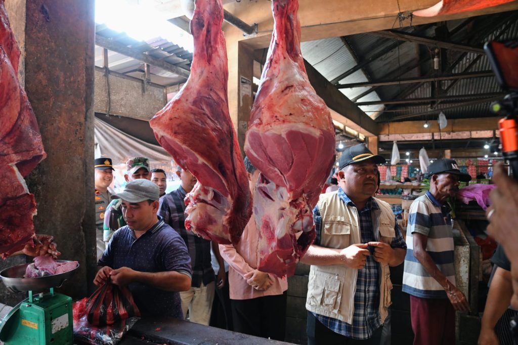 Jelang Ramadhan, Sekdakab Aceh Besar Tinjau Pasar Induk Lambaro