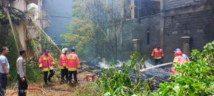 Kebakaran Hanguskan Pondok Singgahan di Limpok