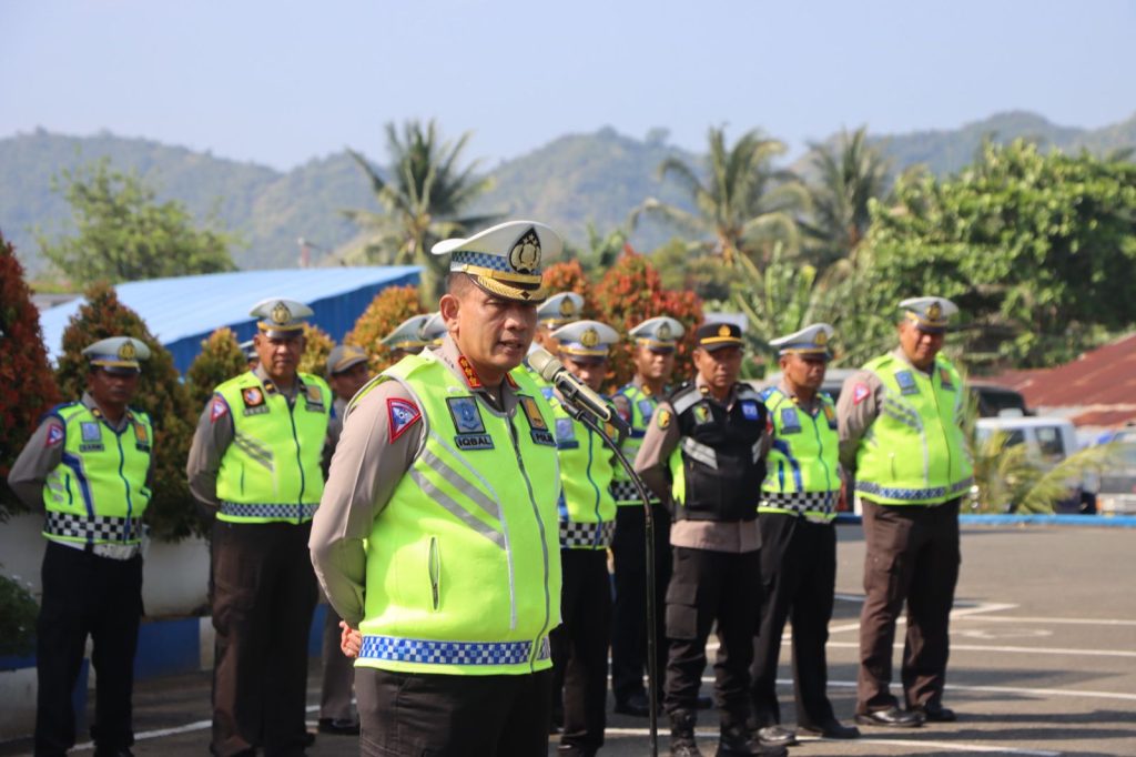 Dirlantas Polda Aceh Pimpin Apel Operasi Keselamatan Seulawah 2024
