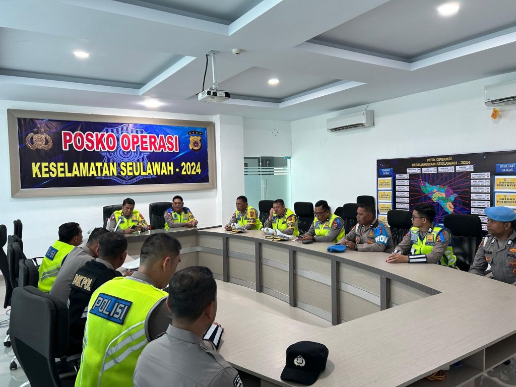 Kabagbinops Ditlantas Polda Aceh Pimpin Anev Operasi Keselamatan Seulawah 2024