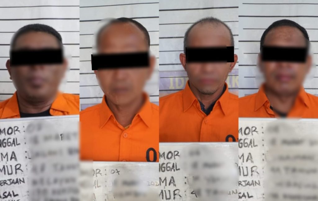 Polisi Tahan Empat Pelaku Pengeroyokan dan Pengrusakan Kantor KONI Aceh Timur