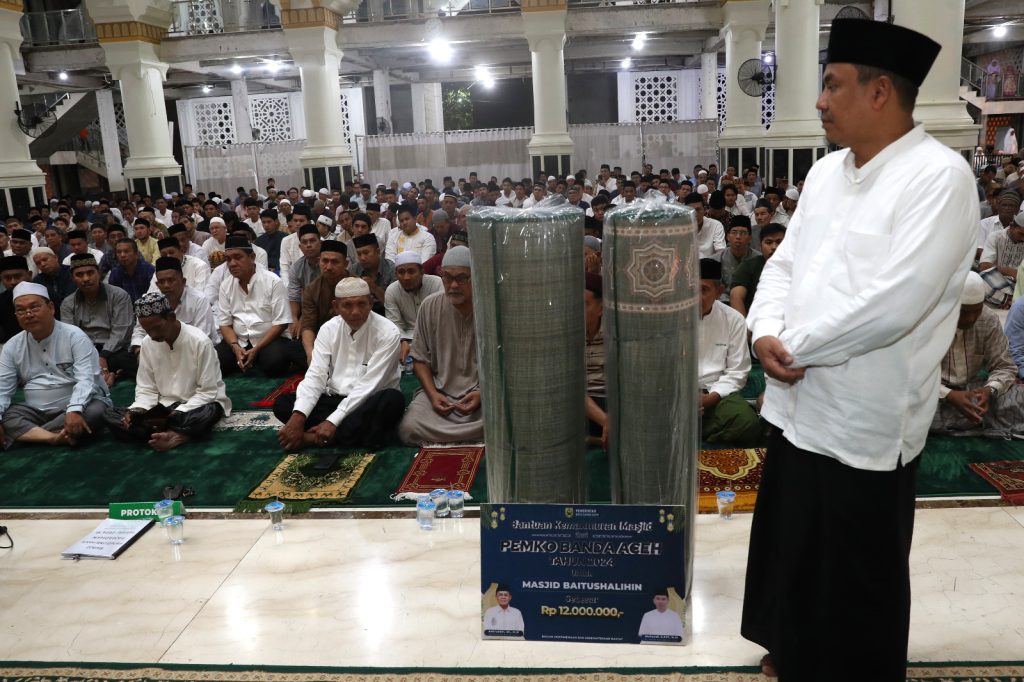 Tim Safari Ramadhan Pemko Banda Aceh Sambangi Masjid Baitussalihin
