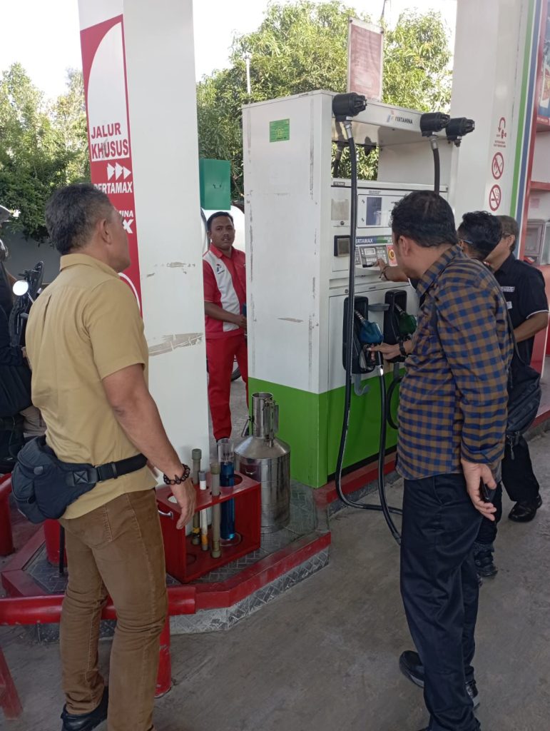 Jelang Idul Fitri, Satreskrim Polresta Banda Aceh Cek SPBU