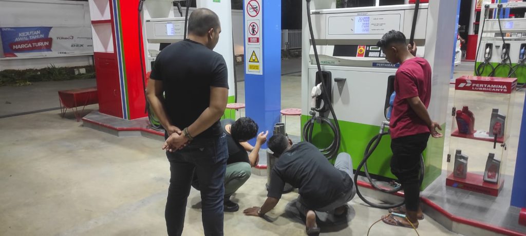 Satreskrim Polresta Banda Aceh Sidak Tiga SPBU Jelang Idul Fitri