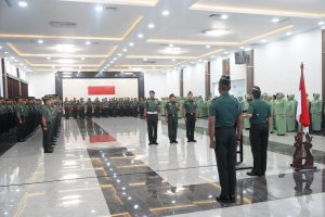 Pangdam IM pimpin acara Laporan Korps Kenaikan Pangkat Pamen