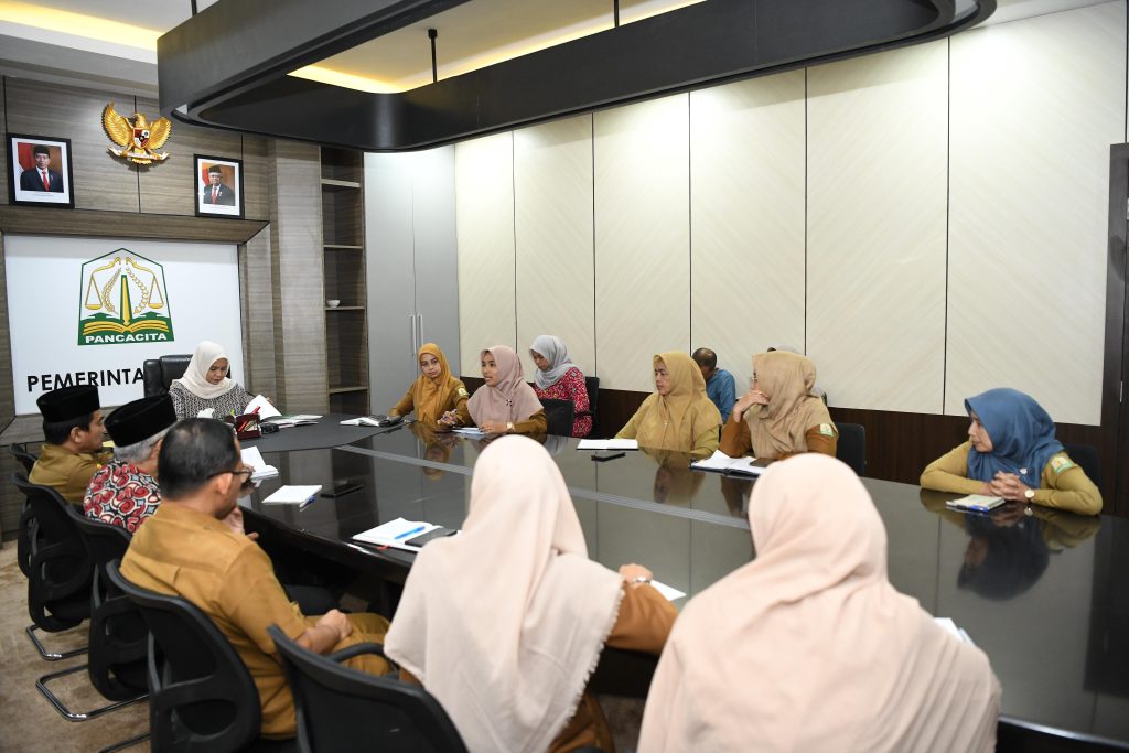 Gerak Cepat Tangani Stunting, PJ Ketua TP PKK Aceh, Mellani Subarni, Pimpin Rakor TPPS