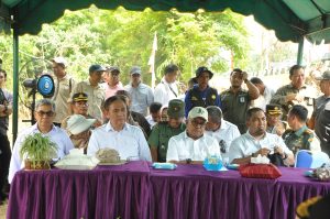 Pj Bupati Aceh Besar Dampingi Pj Gubernur Hadiri Gerakan Tanam Antisipasi Darurat Pangan