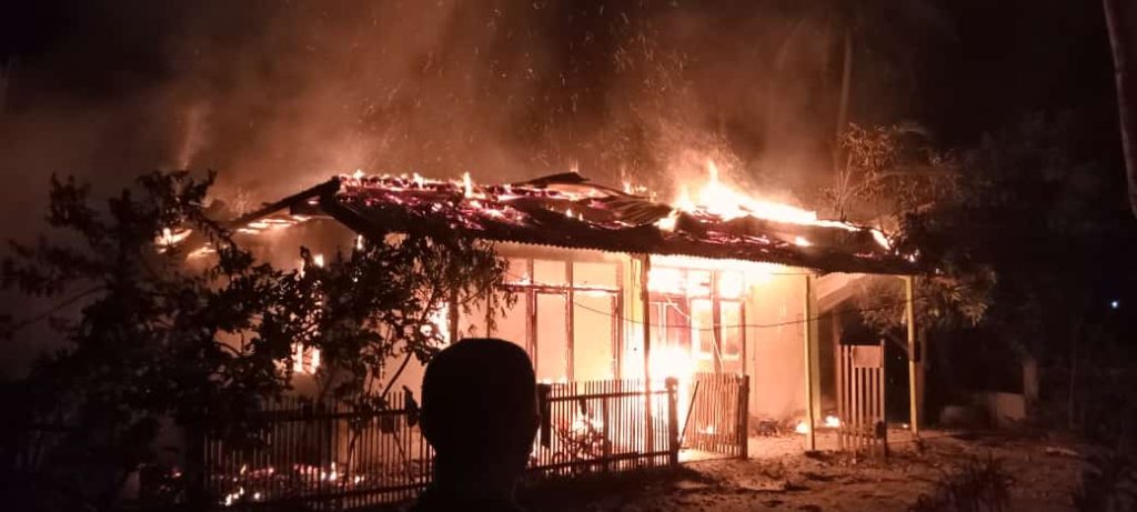 Dua Unit Rumah di Lamcot Ludes Terbakar Saat Penghuni Sedang Mudik