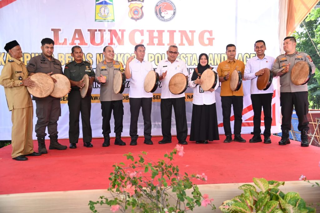 Pj Bupati Aceh Besar Hadiri Launching KBN Polresta Banda Aceh di Gampong Pasie Lubuk