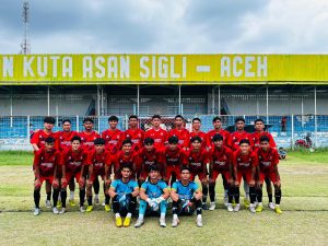 Tim Sepakbola PON Aceh Masuk Pelatda di Stadion Kuta Asan Sigli