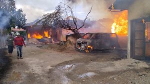 Lima Rumah di Meunasah Manyang Terbakar