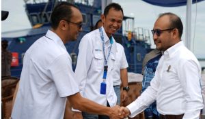 Perdana, 3.500 MT Sulfur dikirim via Pelabuhan Kuala Langsa ke Riau