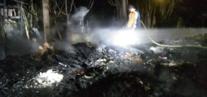 Kebakaran Hanguskan Kios di Baitussalam