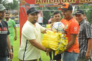 Pj Bupati Aceh Besar Buka Turnamen Sepak Bola PS AMLA CUP 2024