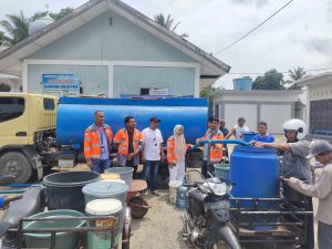 SBA Bantu Air Bersih untuk Warga Terdampak Kekeringan di Kecamatan Lhoknga