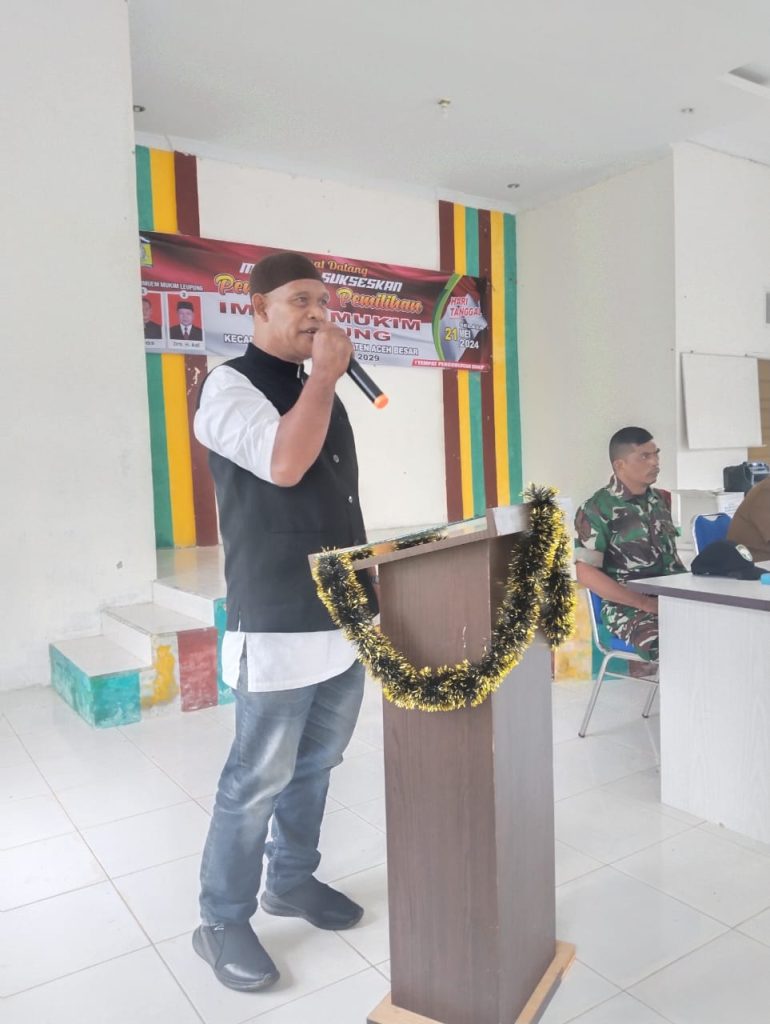 Ilyas Ramli CR Terpilih Sebagai Imuem Mukim Leupung Aceh Besar