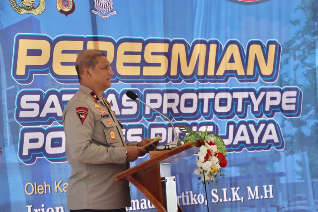 Wakapolda Aceh Resmikan Gedung Satpas Prototype Polres Pijay