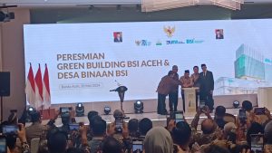 Wapres Ma’ruf Amin Resmikan Green Building BSI Aceh