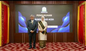Pj Gubernur Kukuhkan Mellani sebagai Bunda PAUD Aceh