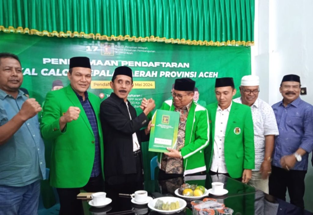 Tarmilin Usman Daftar Calon Bupati Nagan Raya ke DPW PPP Aceh