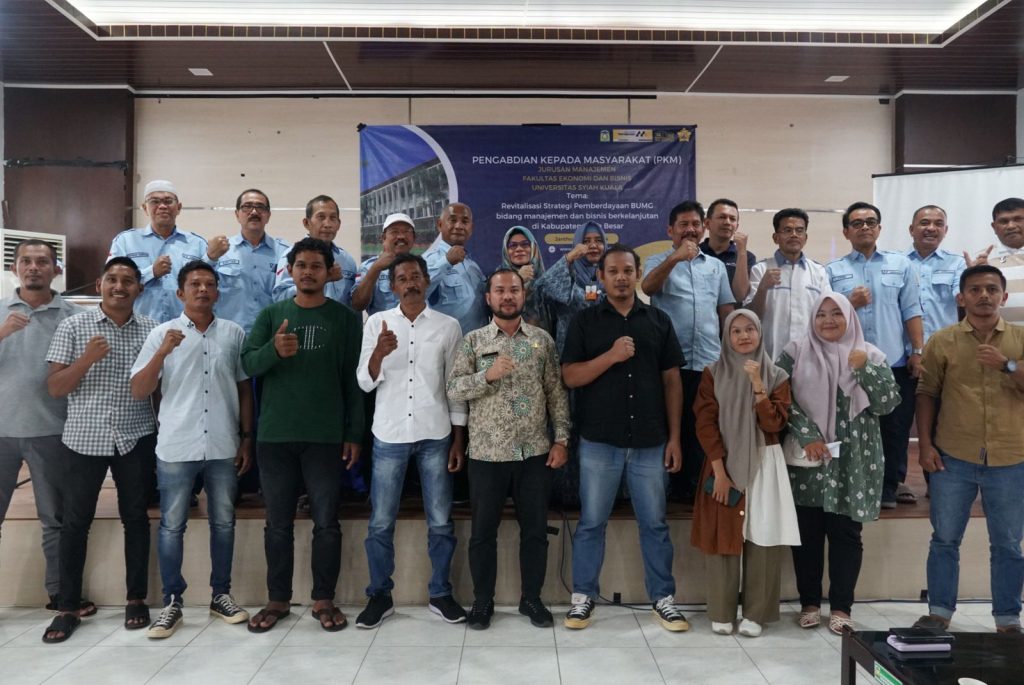 Kepala Bappeda Aceh Besar Terima Tim FEB USK