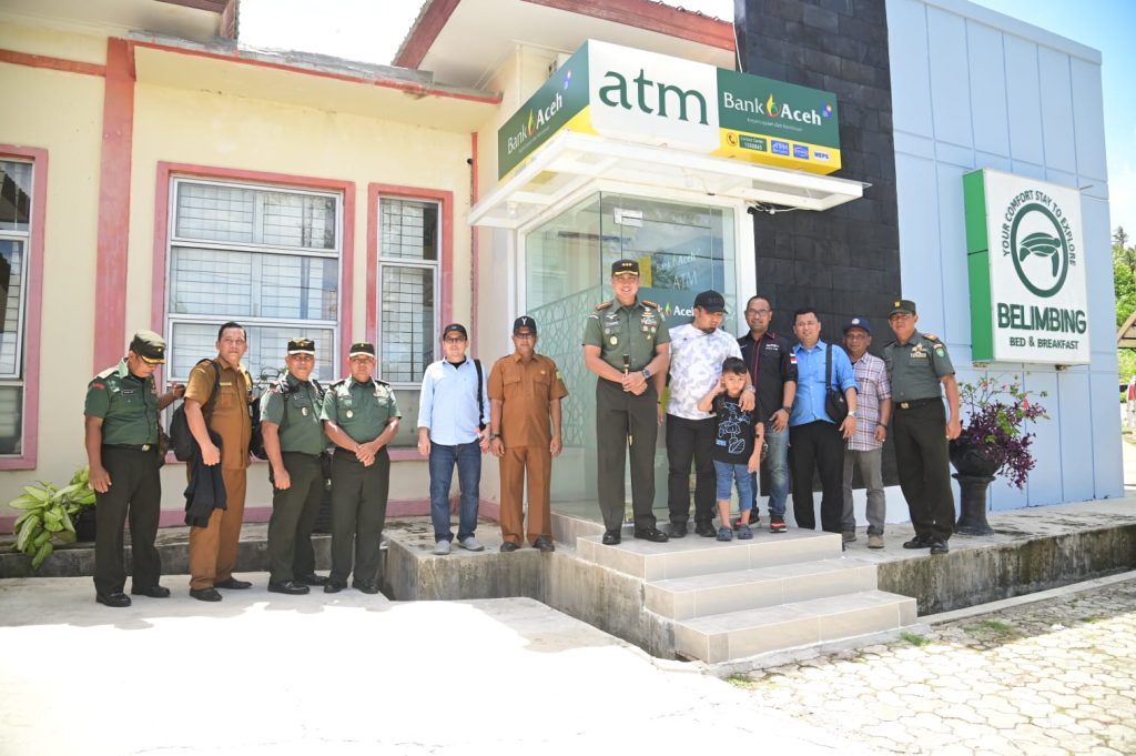 Pj Bupati Aceh Besar dan Dandim 0101/KBA Kunjungi Makoramil Pulo Aceh
