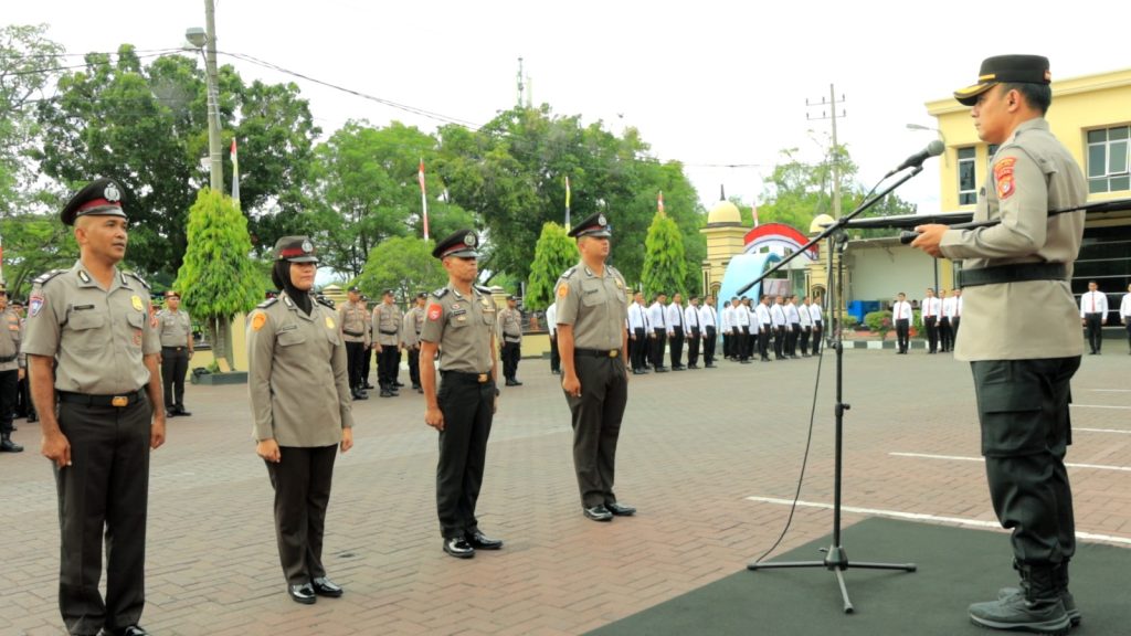 38 Bintara Polri di Polresta Banda Aceh Naik Pangkat Setingkat