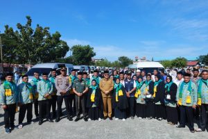 Pj Bupati Mahdi Lepas Keberangkatan JCH Aceh Barat di Masjid Agung Baitul Makmur
