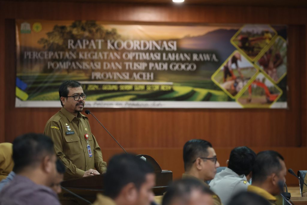 Pj Sekda Aceh Minta Kabupaten/Kota Percepat Program Pompanisasi di Lahan Pertanian Kering