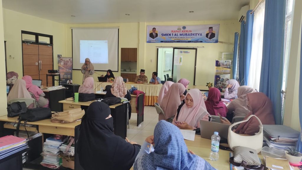 Gelar Raker di Awal Tahun Pelajaran Baru, SMKN 1 Al Mubarkeya Harapkan Banyak Lahir Program Unggulan