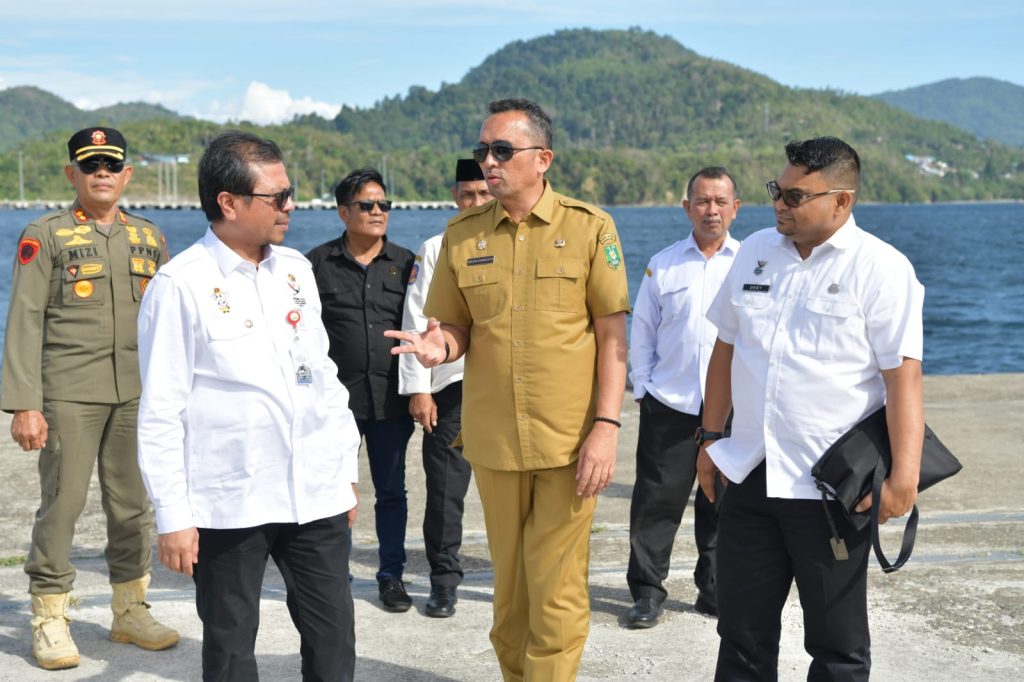 Pj Sekda Tinjau Pengerjaan Venue PON XXI di Sabang