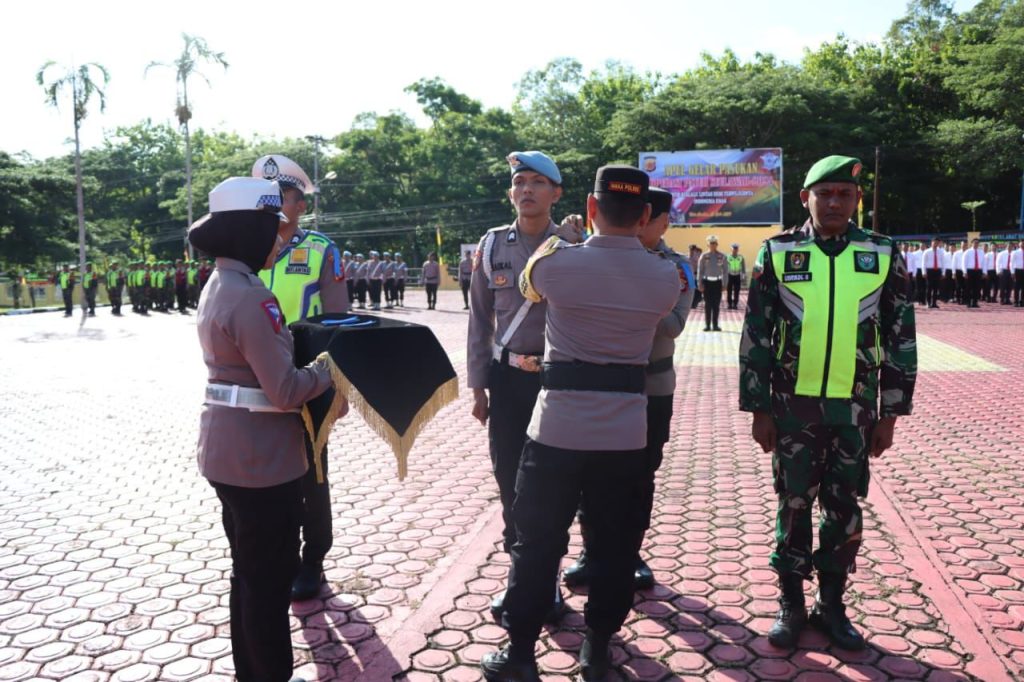 Polres Aceh Besar Laksanakan Apel Gelar Pasukan Operasi Patuh Seulawah 2024