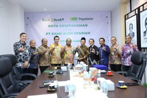 Bank Aceh dan PT. Pegadaian Tandatangani MoU Tingkatkan Layanan Digital