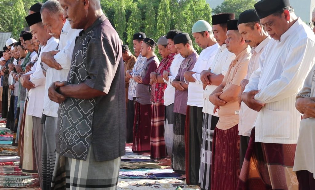 Ribuan Masyarakat Lhoknga Shalat Minta Hujan