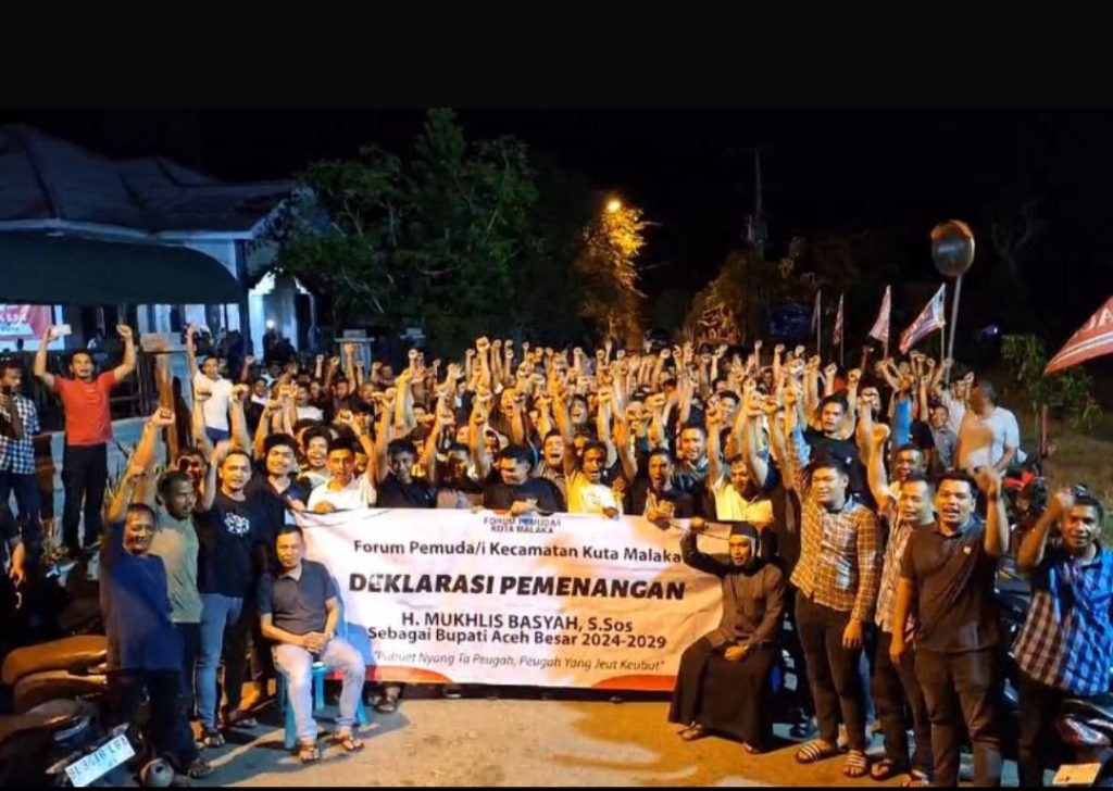Pemuda Pemudi Kuta Malaka Bersatu Dukung Adun Mukhlis Jadi Bupati Aceh Besar