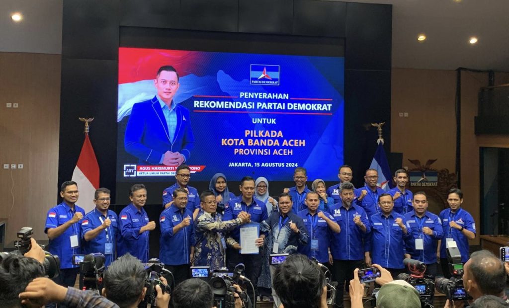 Demokrat Dukung Aminullah-Isnaini Maju Pilwalkot Banda Aceh