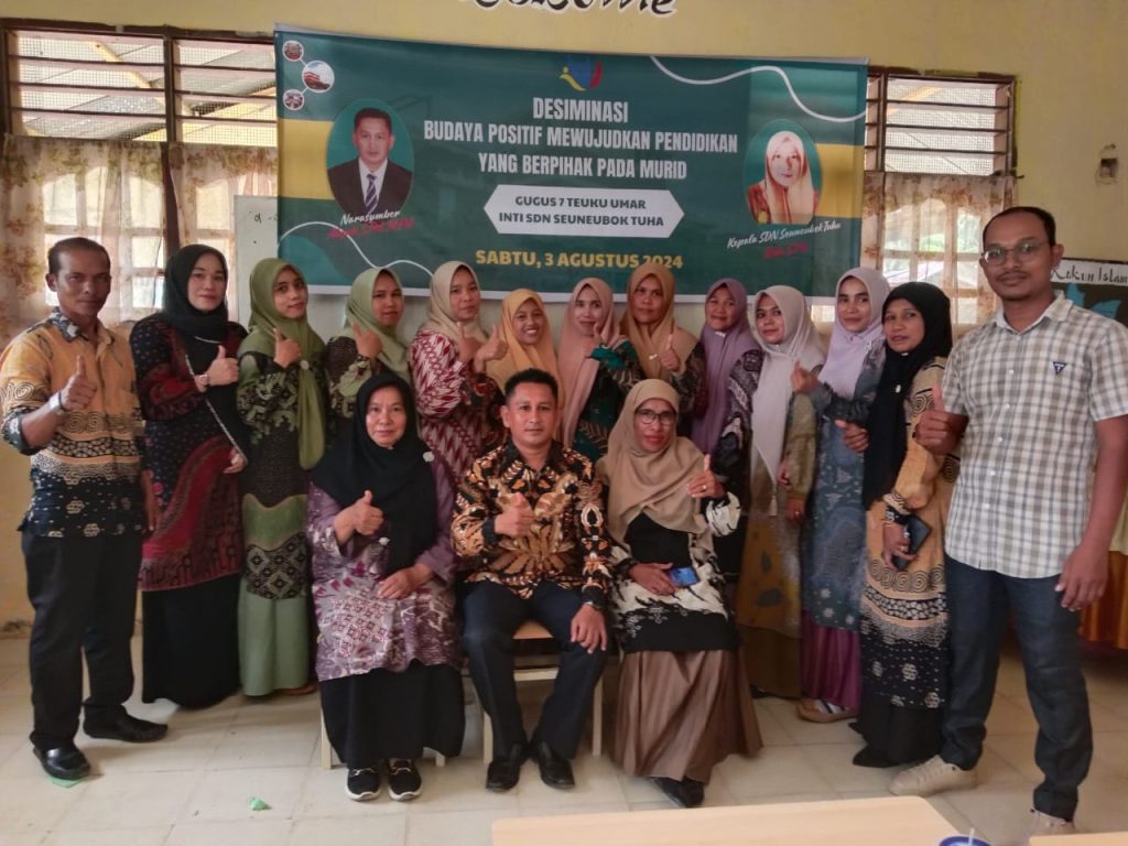 CGP Desiminasi Budaya Positif dalam Pendidikan Berpihak pada Murid di Aceh Timur