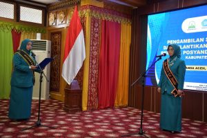 Pj Ketua TP PKK Aceh Lantik Pj Ketua TP PKK Simeulue
