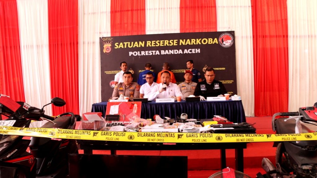 Polisi Tangkap Pengguna Sabu Usai Jarah Rumah Kosong di Gampong Peuniti