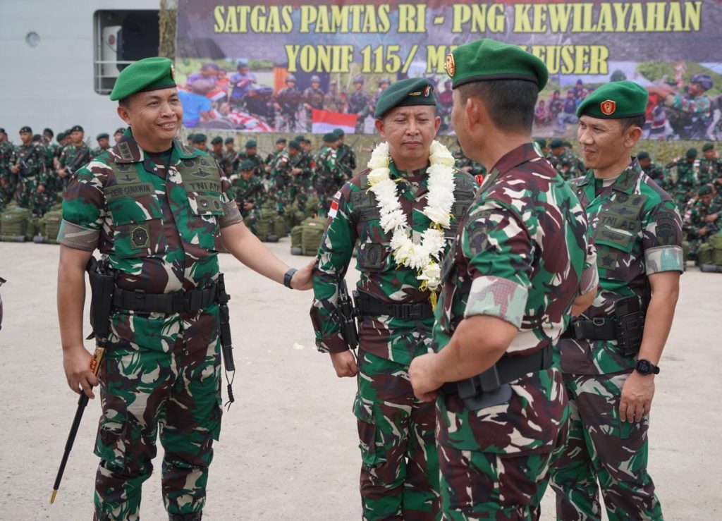 Danrem 012/TU Sambut Prajurit Yonif 115/ML Kembali dari Tugas di Papua