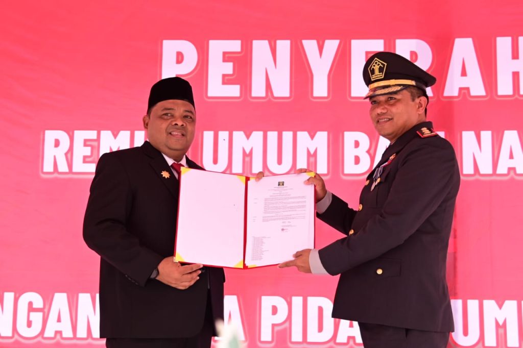 Wakili Pj Bupati, Sekda Aceh Besar Serahkan SK Remisi Umum Kepada 186 Narapidana Rutan Jantho 