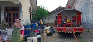 Periode Agustus, BPBD Aceh Besar Salurkan Lebih 2 Juta Liter Air Bersih di Lhoknga dan Sekitarnya