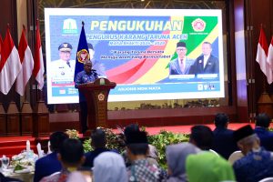 Pj Gubernur Aceh Kukuhkan Pengurus Karang Taruna 2024-2029