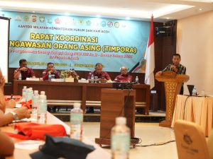 Rapat Koordinasi Tim Pengawasan Orang Asing di Aceh: Sinergitas Jelang PON XXI dan Pilkada 2024