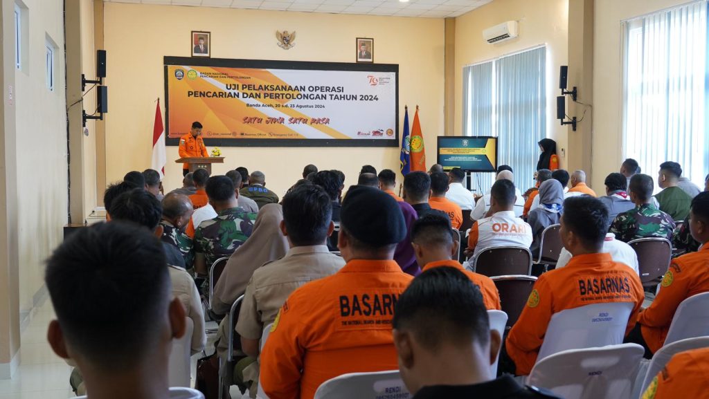 Basarnas Pusat Gelar Uji Lakops yang melibatkan Puluhan Potensi SAR