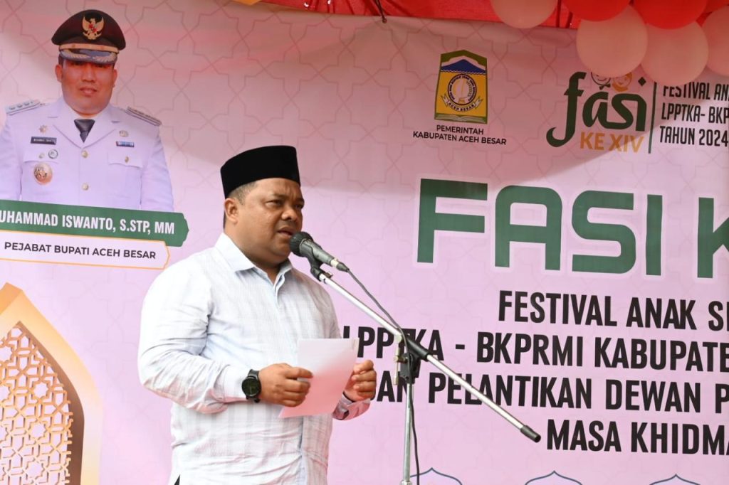 Wakili Pj Bupati, Sekda Aceh Besar Buka FASI XIV BKPRMI