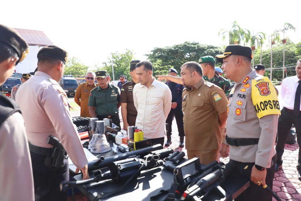 Pj Bupati Iswanto Hadiri Apel Gelar Pasukan Operasi Mantap Praja Seulawah 2024