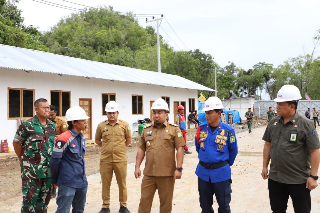 Pj Bupati Aceh Besar Tinjau Progres Pembangunan Venue PON dan Wisma Atlet 